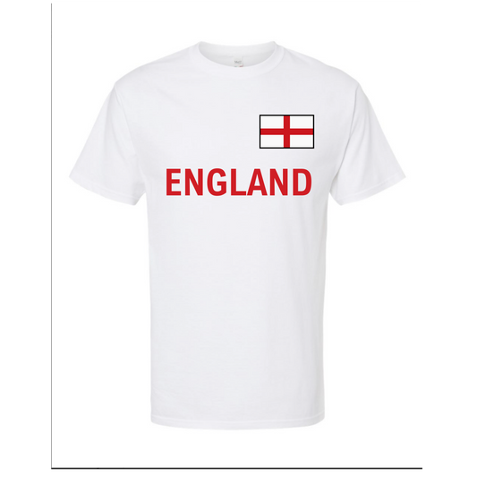 England World Football Fan Tee – White