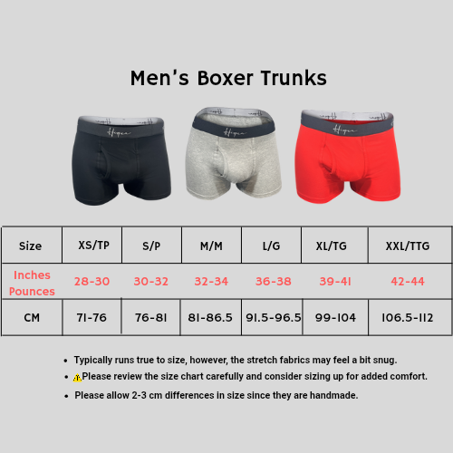 3 Pack 3″ Boxer Trunks, Multi Colour Hiqua Apparel