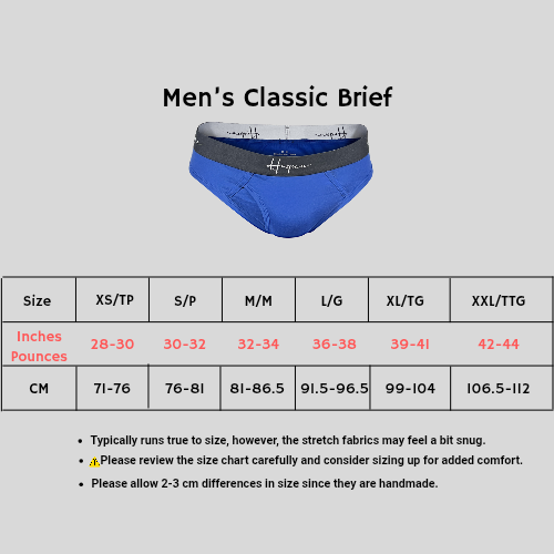 Classic Brief Hiqua Apparel