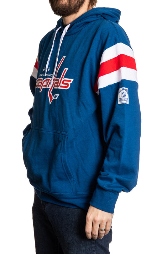 Washington Capitals Varsity Retro Style Hoodie Calhoun Surf N' Skate