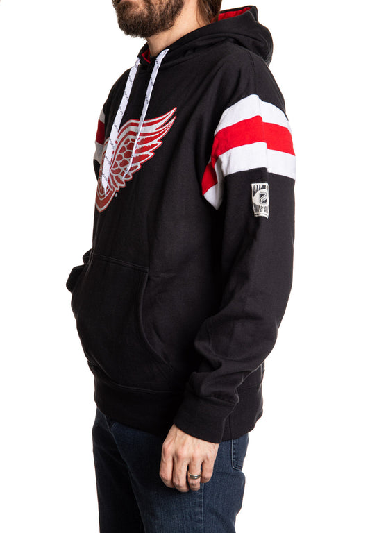 Detroit Red Wings Varsity Retro Style Hoodie Calhoun Surf N' Skate