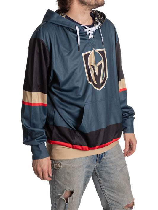 Vegas Golden Knights Hockey Lace Hoodie Calhoun Surf N' Skate