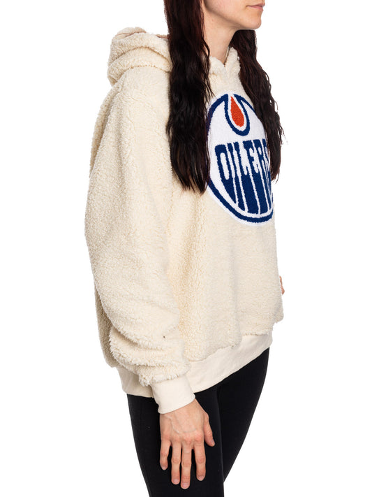 NHL Edmonton Oilers Ladies Sherpa Hoodie Calhoun Surf N' Skate
