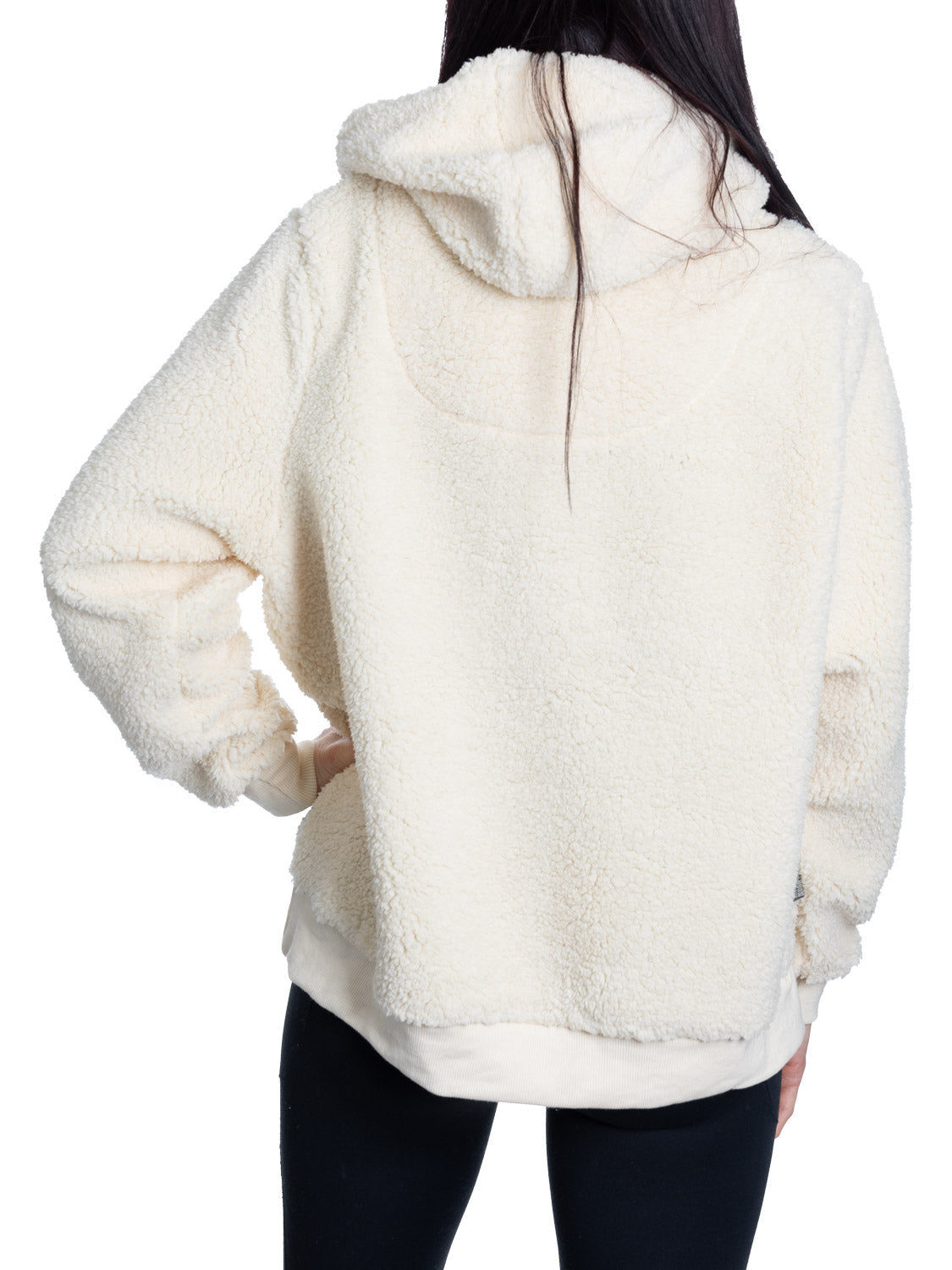 Pittsburgh Penguins Ladies Sherpa Hoodie with Premium Chenille Logo Calhoun Surf N' Skate