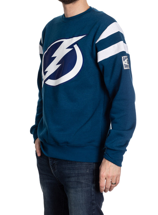 Tampa Bay Lightning Varsity Retro Style Crewneck Sweatshirt Calhoun Surf N' Skate