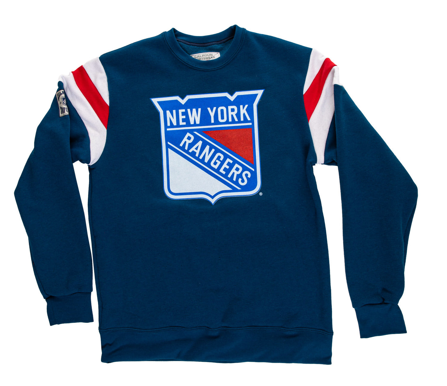 New York Rangers Varsity Retro Style Crewneck Sweatshirt Calhoun Surf N' Skate