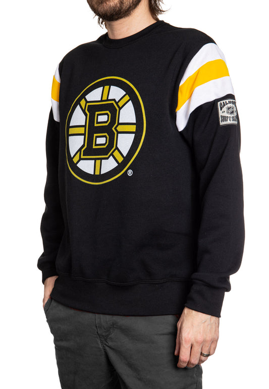 Boston Bruins Varsity Retro Style Crewneck Sweatshirt Calhoun Surf N' Skate