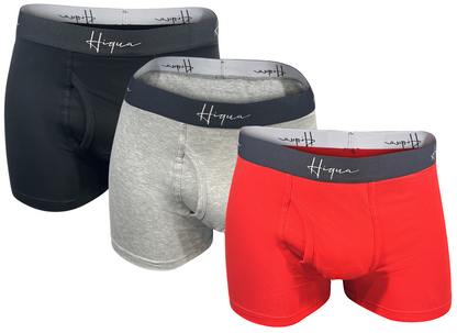 3 Pack 3″ Boxer Trunks, Multi Colour
