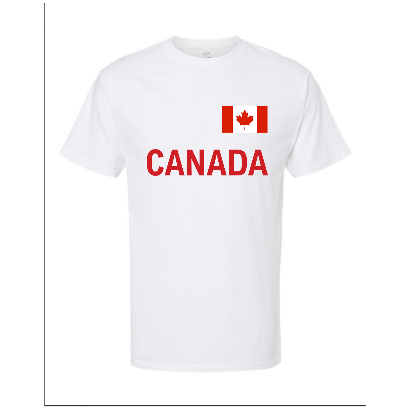 Canada World Football Fan Tee – White