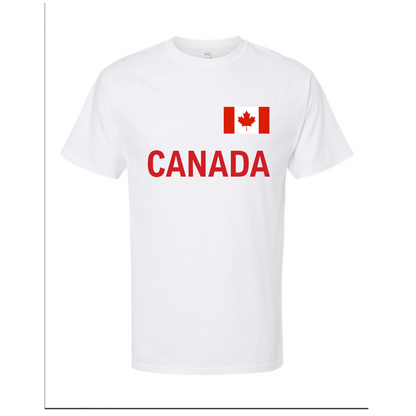 Canada World Football Fan Tee – White