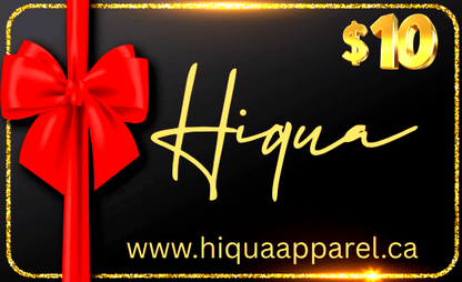 Cartes-cadeaux électroniques Hiqua Apparel