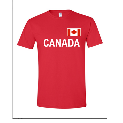 Canada World Football Fan Tee – Red