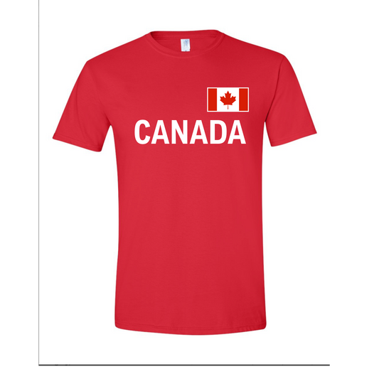 Canada World Football Fan Tee – Red