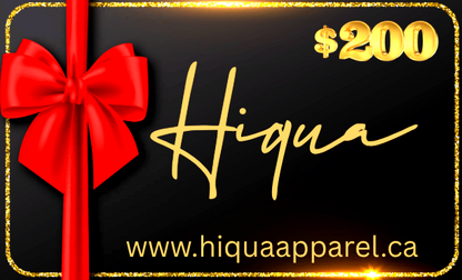 Cartes-cadeaux électroniques Hiqua Apparel