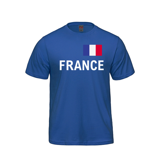 France World Football Fan Tee – Royal Blue