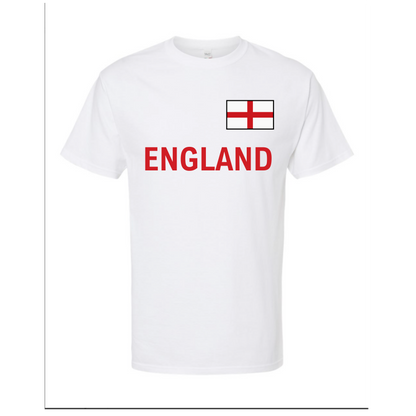 England World Football Fan Tee – White