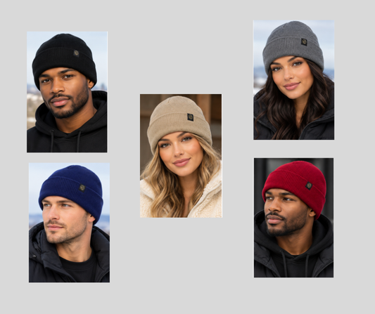 Acrylic Slouchy Toques - 5-Pack Bundle