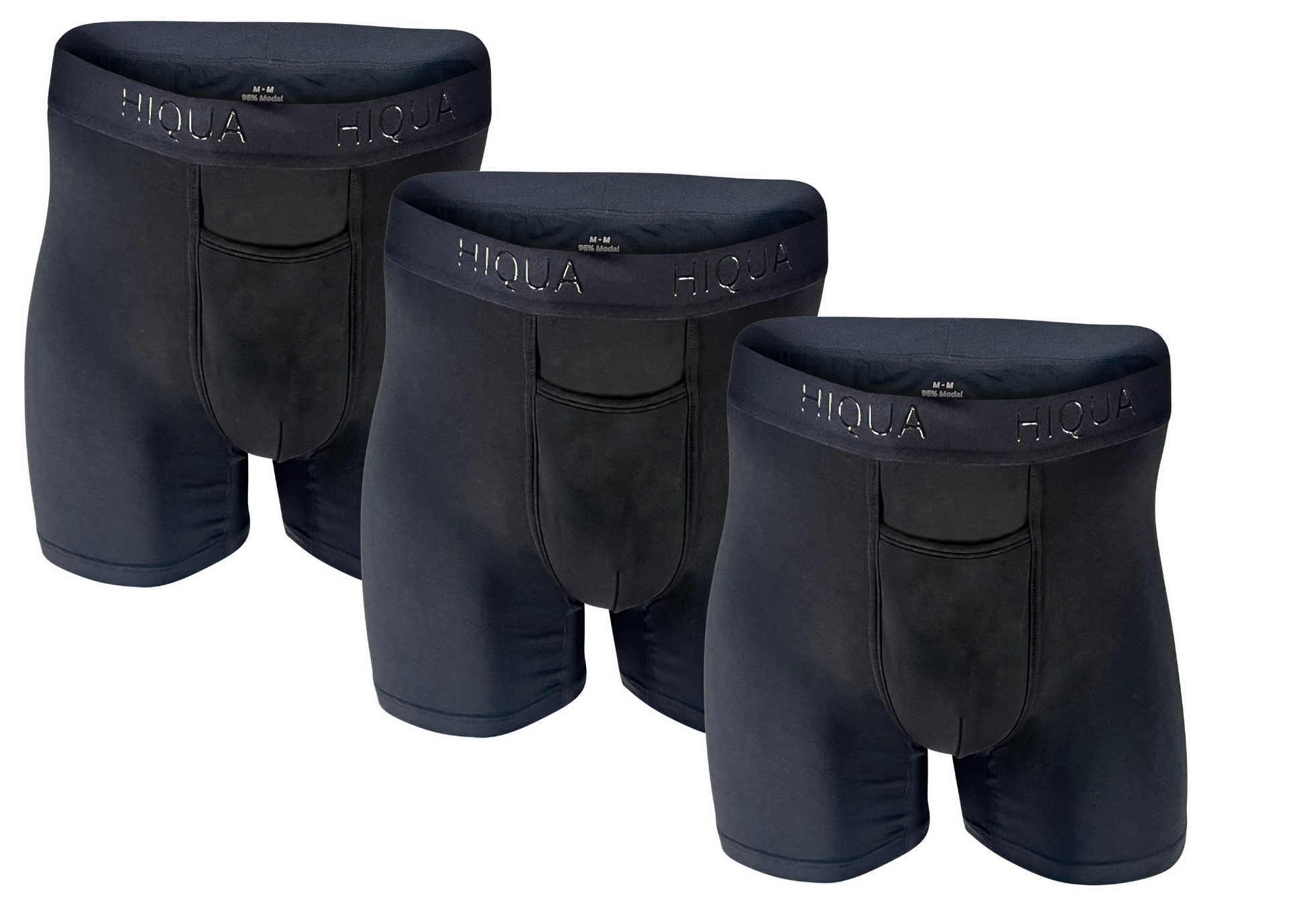 Men’s 3-pack Modal Boxer Briefs Hiqua Apparel