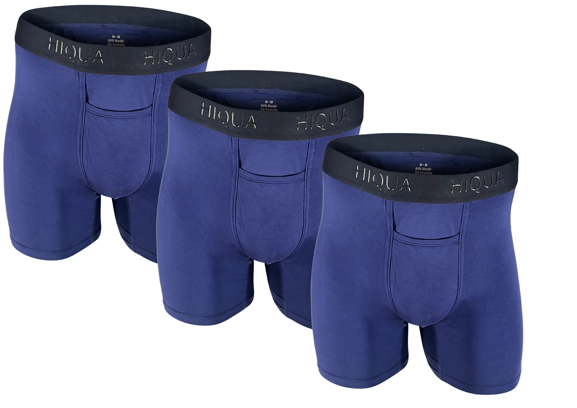 Men’s 3-pack Modal Boxer Briefs Hiqua Apparel
