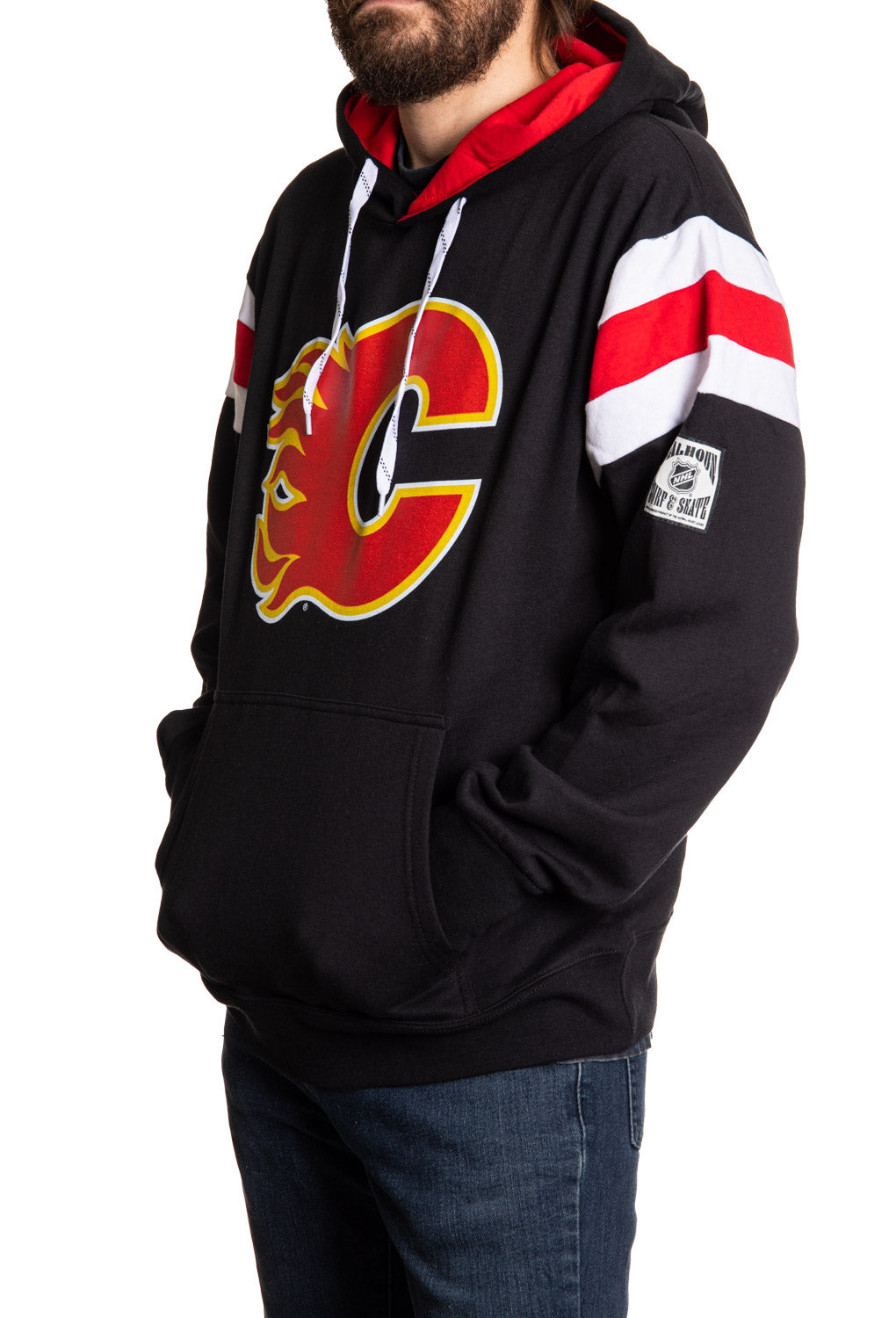 Calgary Flames Varsity Retro Style Hoodie – Hiqua Apparel