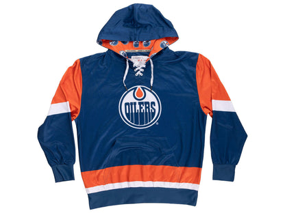 Edmonton Oilers Hockey Lace Hoodie