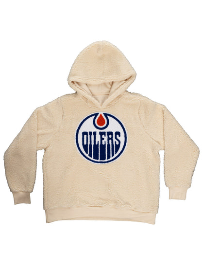 NHL Edmonton Oilers Ladies Sherpa Hoodie