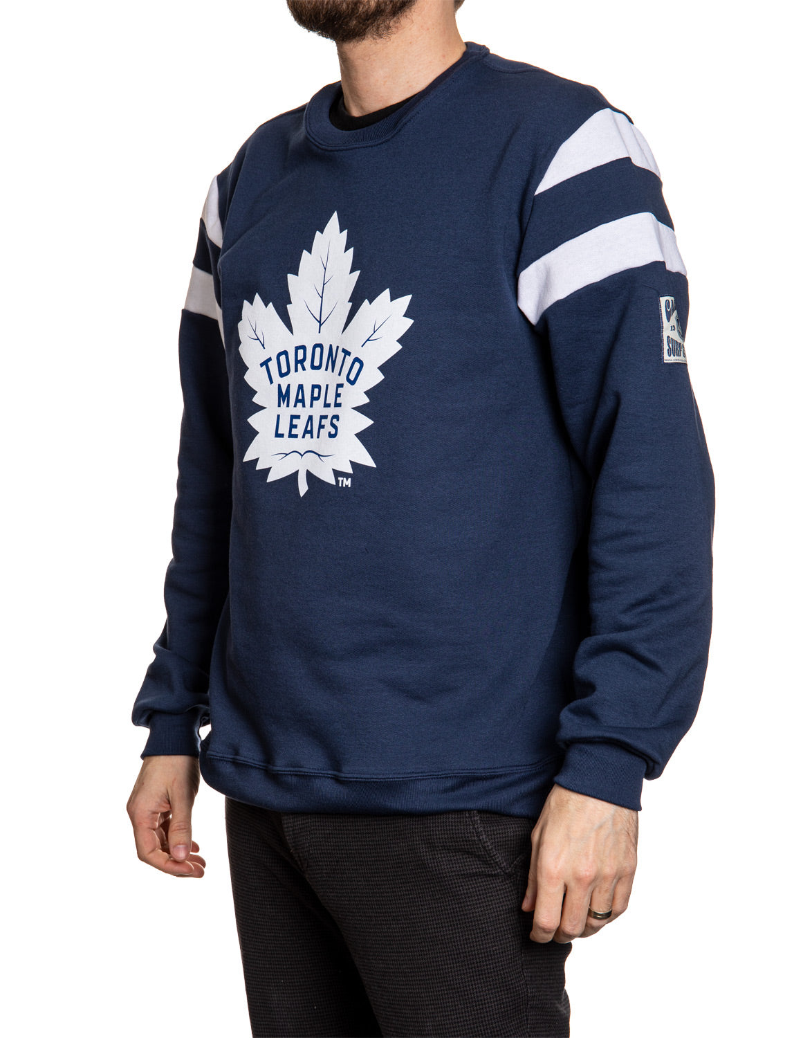 Toronto Maple Leafs Varsity Retro Style Crewneck Sweatshirt