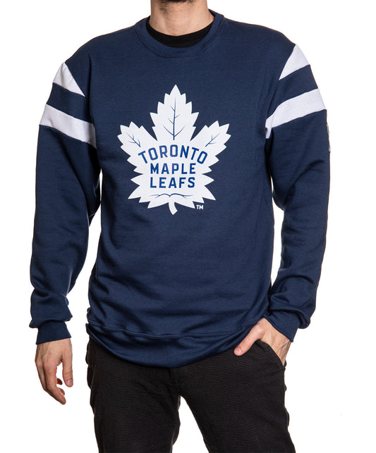 Toronto Maple Leafs Varsity Retro Style Crewneck Sweatshirt