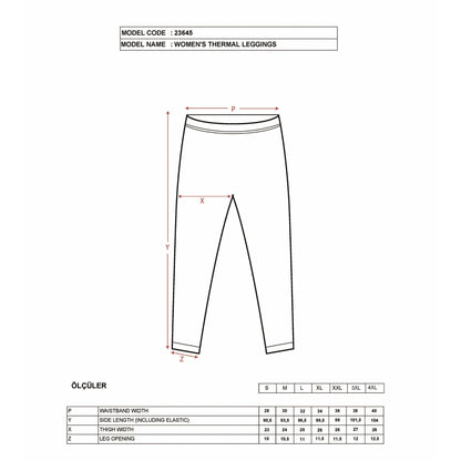 Women's Thermal Fleece-Lined Black Leggings – High-Waist Winter Tights, Soft & Stretchy